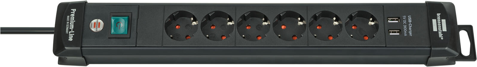brennenstuhl Steckdosenleiste mit Schalter Premium-Line 3 m brennenstuhl Steckdosenleiste mit Schalter Premium-Line 3 m